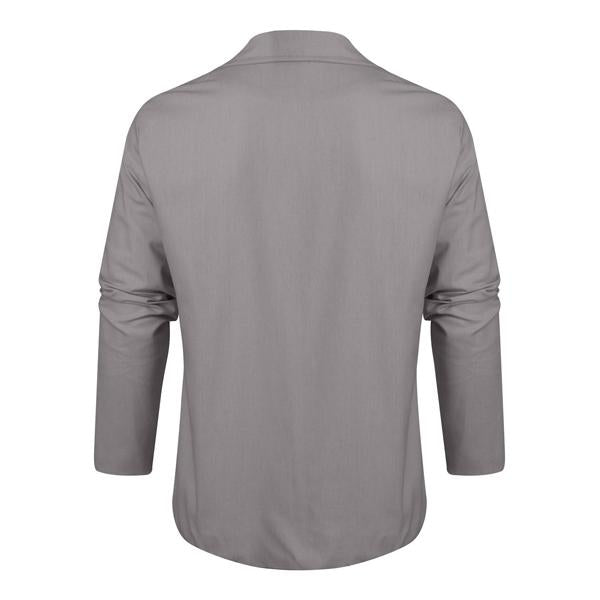Heren Casual Overhemd met Lage Omgeslagen Hals