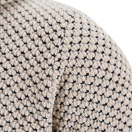 Heren Lange Gebreide Jas met Capuchon en Ritssluiting