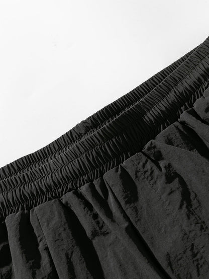 Heren Cargo Broek met Meerdere Opbergzakken en Elastische Taille