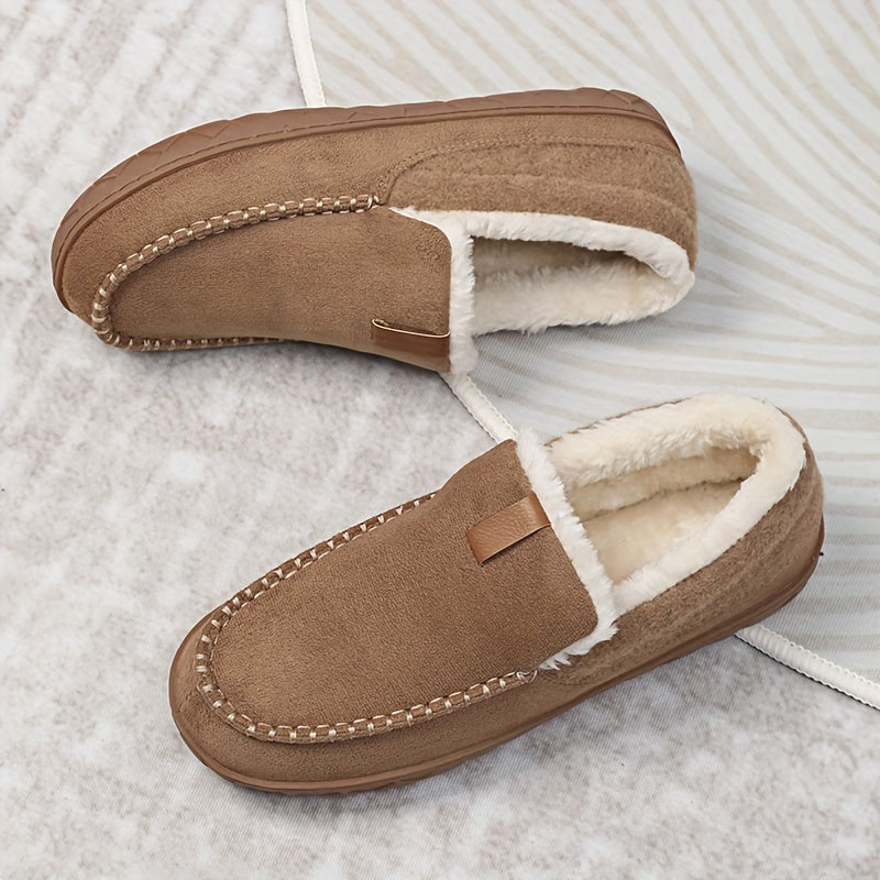 Heren Pantoffels Winter met Comfortabele Zool Khaki