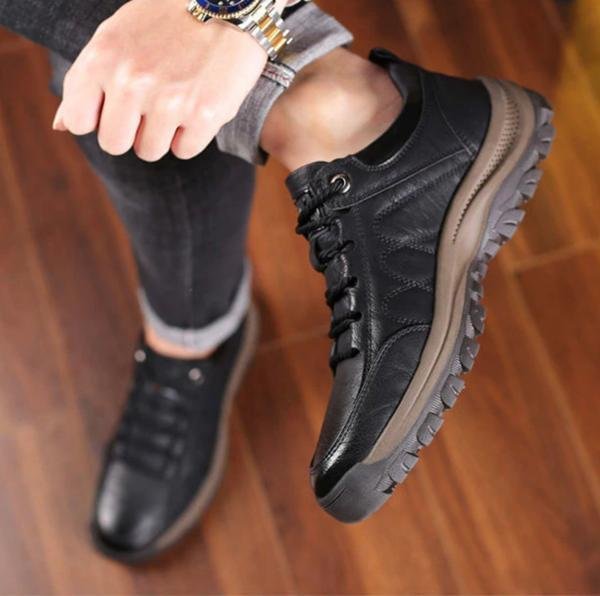 Heren Schoenen met Antislip Zool en Regular Fit