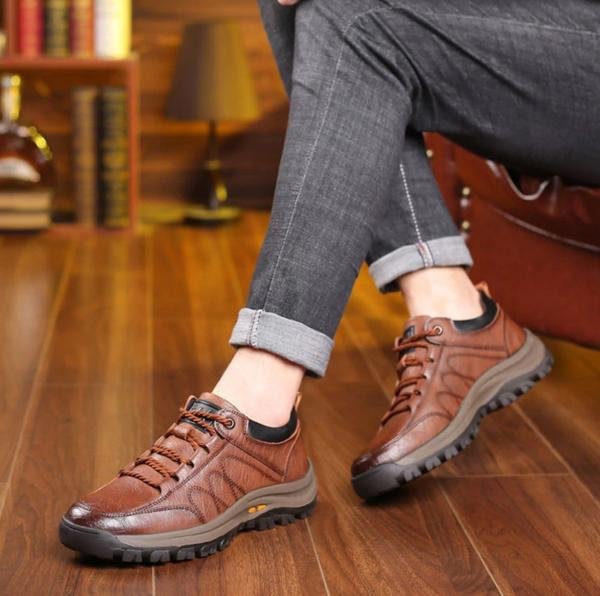 Heren Schoenen met Antislip Zool en Regular Fit