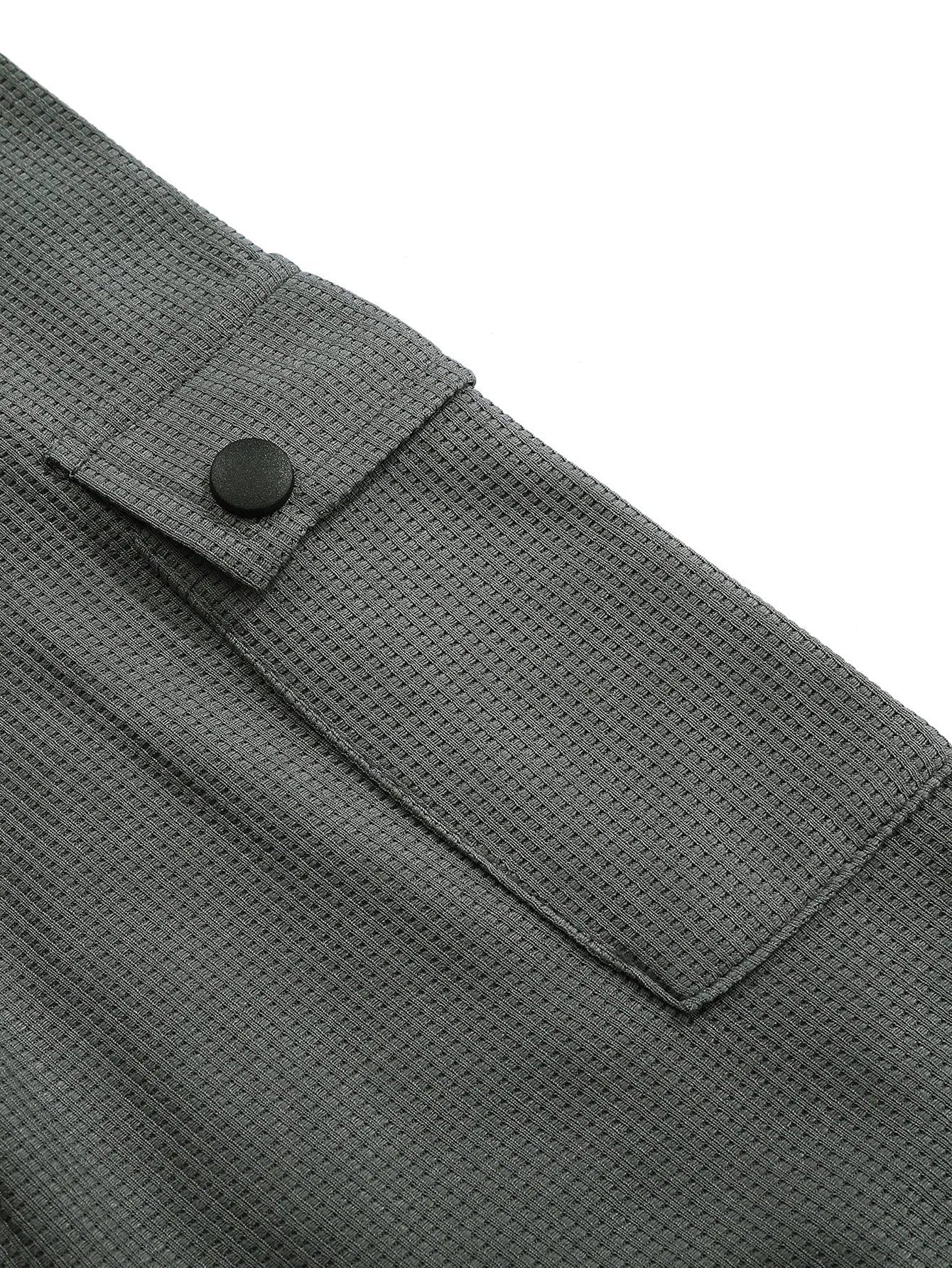 Heren Henley Shirt met Lange Mouwen en Knoopsluiting