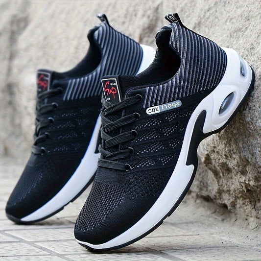 Heren Sneakers met Ademend Textiel en Antislip Zool