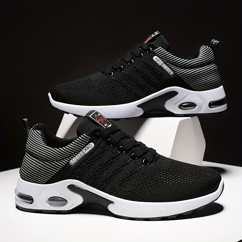 Heren Sneakers met Ademend Textiel en Antislip Zool