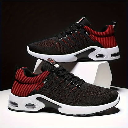 Heren Sneakers met Ademend Textiel en Antislip Zool