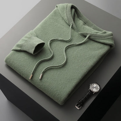 Heren Hoodie Zonder Buikzak Groen