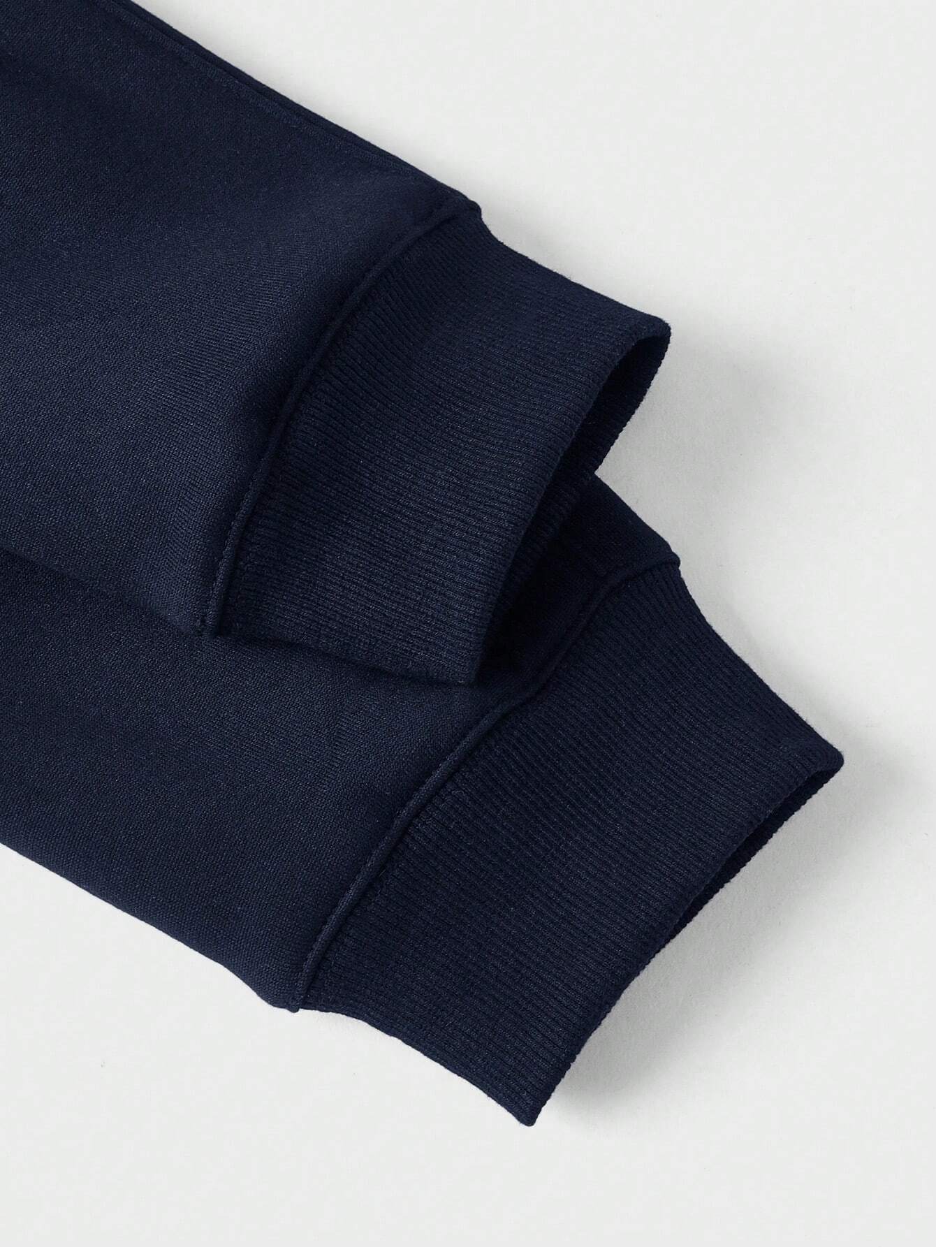 Heren Trui met Halve Rits en Opstaande Kraag