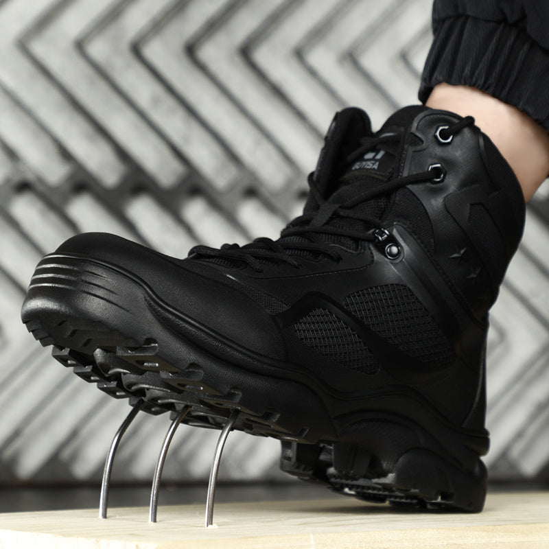 Heren Werkschoenen met Stalen Neus en Antislipzool