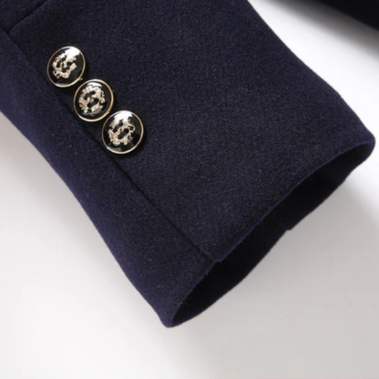 Heren Mantel Winterjas met Sjaal Kraag en Slanke Pasvorm