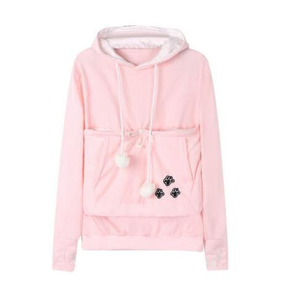 Dames Kattenknuffel Trui met Zacht Materiaal Roze