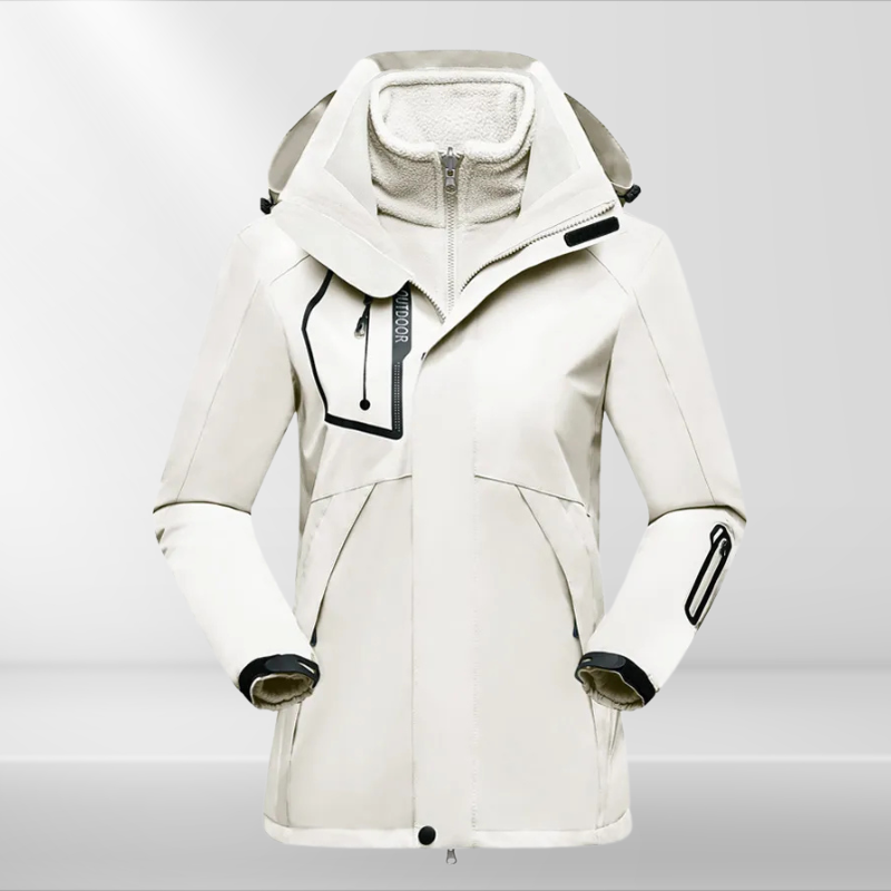 Dames Outdoor Softshell Jas Wit