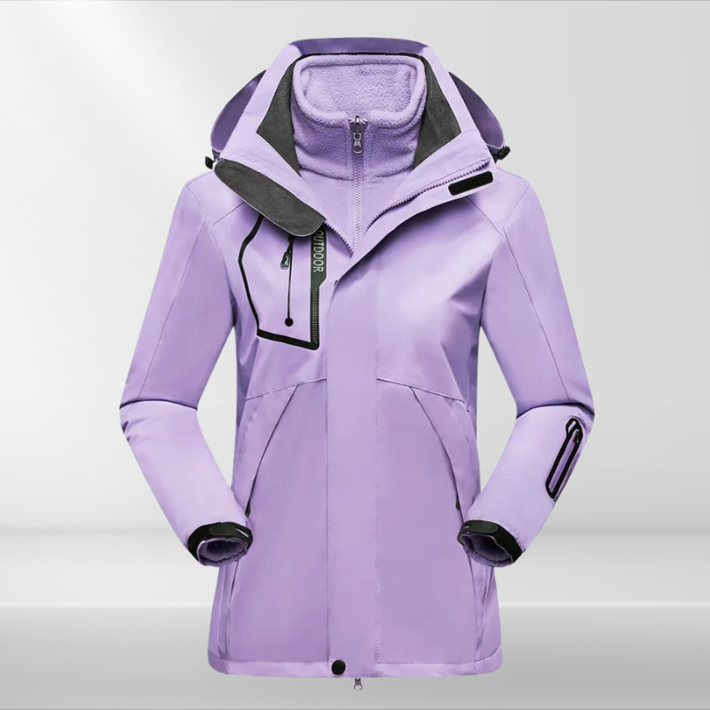 Dames Outdoor Softshell Jas Paars