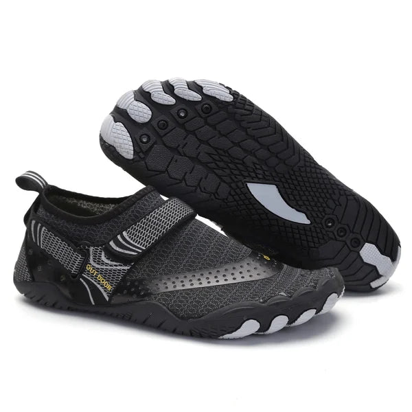 Lichte Barefoot Waterschoenen Dames en Heren met Antislip Zool Zwart