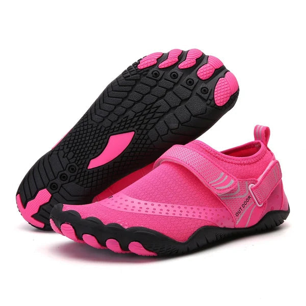 Lichte Barefoot Waterschoenen Dames en Heren met Antislip Zool Roze