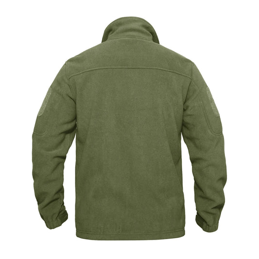 Heren Fleece Jack met Hoge Kraag en Ritszakken