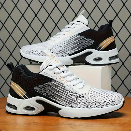 Heren Sportieve Sneakers met Ademend Bovenwerk en Lage Zool
