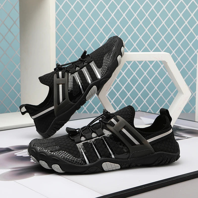 Waterschoenen voor alle terreinen en Wateractiviteiten Unisex Zwart