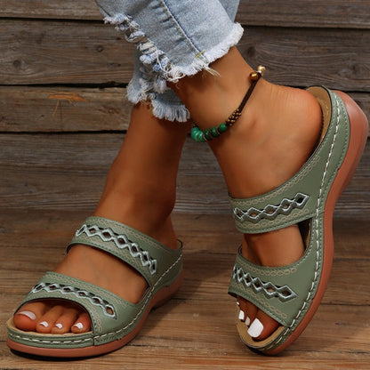 Dames Sandalen Boho Stijl Groen