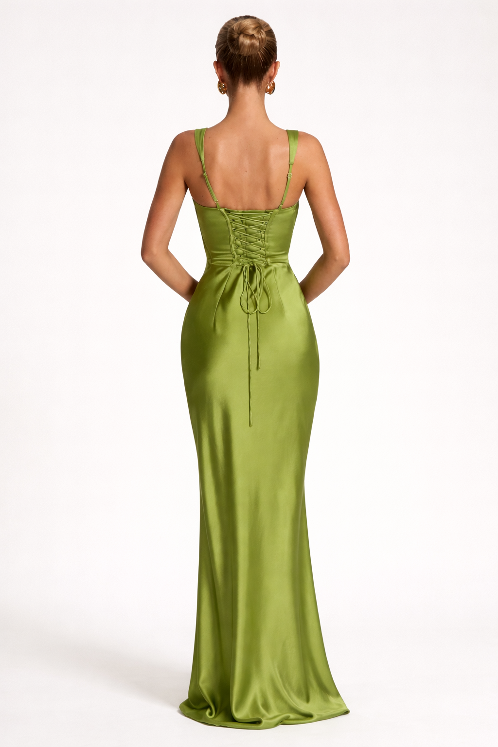 Dames Avondjurk Mouwloos met Vierkante Hals, Choker en Sleeplengte