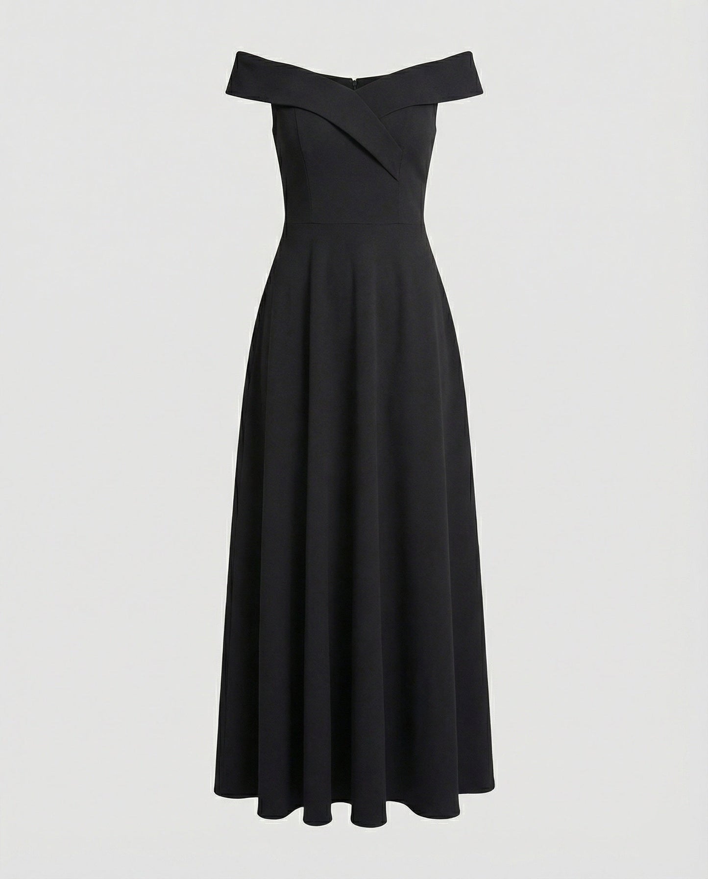 Dames Avondjurk Off-Shoulder met A-lijn en Lange Rok