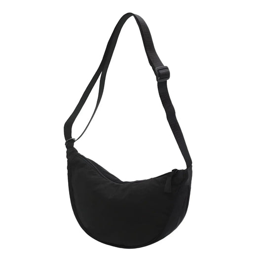 Dames Crossbody Tas Halve Maan Verstelbare Schouderriem