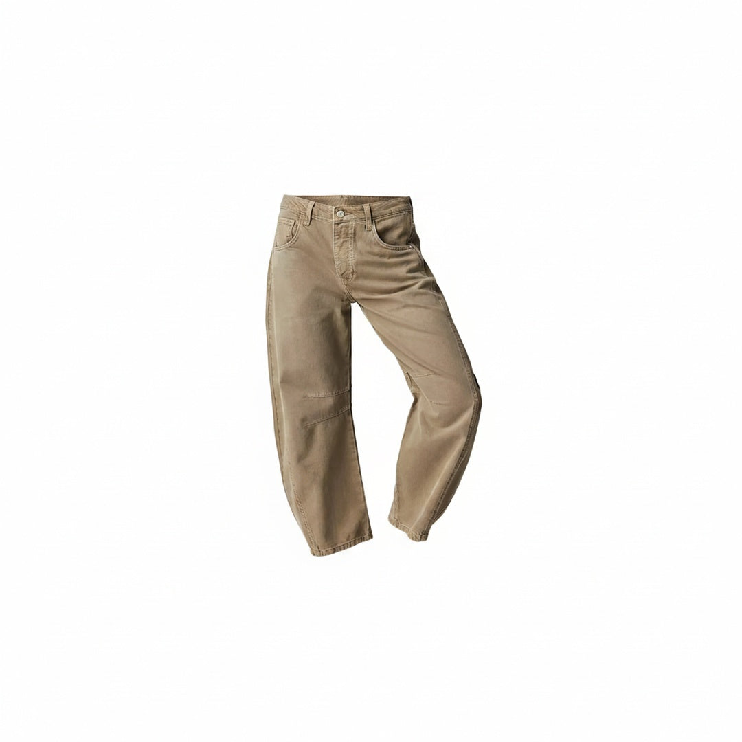 Dames Jeans Wide Leg met Lage Taille en Relaxed Fit
