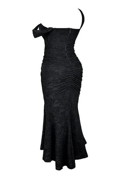 Dames Maxi Jurk Mouwloos met Bloemenprint en Corset Bodice