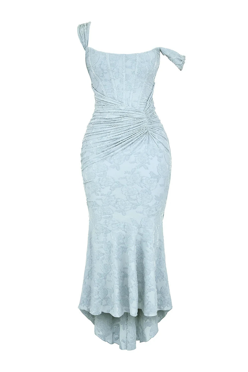 Dames Maxi Jurk Mouwloos met Bloemenprint en Corset Bodice