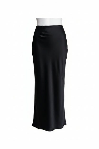 Dames Maxi Rok met Hoge Taille en Wijdvallende Snit