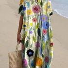 Crème Kleurrijke Bloemen