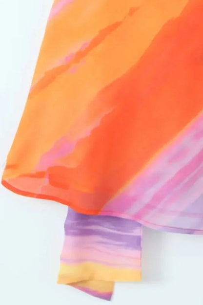 Dames Mini Jurk met Halternek en Asymmetrische Snit en Open Rug