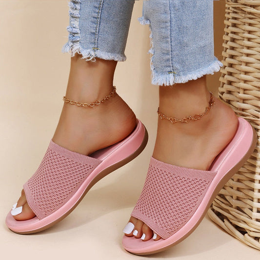 Dames Sandalen Ergonomisch Slip-on met Voetboogondersteuning Roze