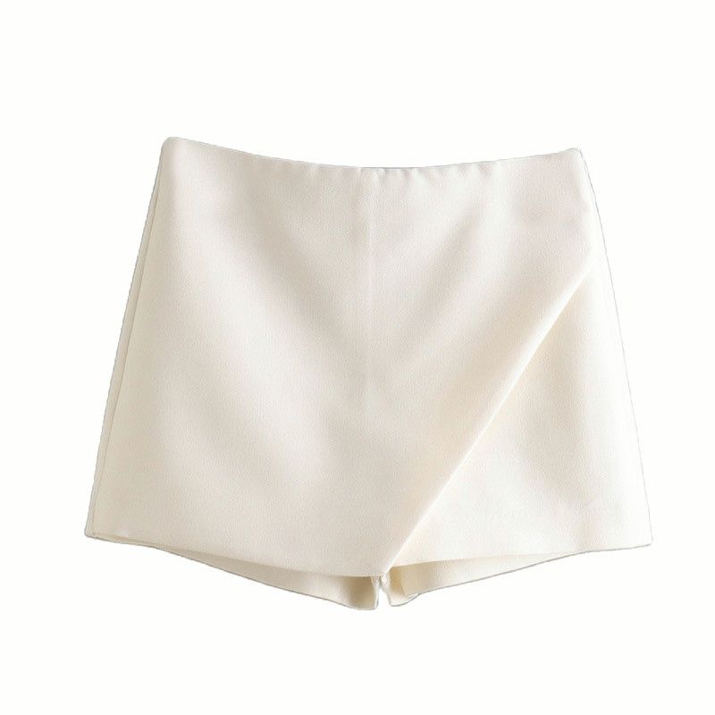 Dames Skort Korte Broek met Rok Look Wit