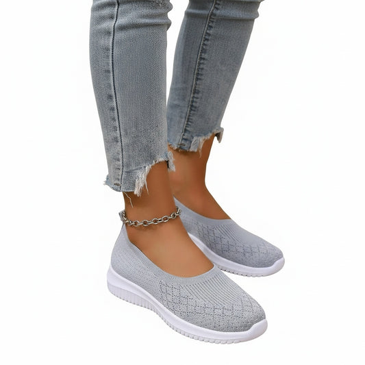 Dames Slip-on Sneakers met Ronde Neus en Instapmodel