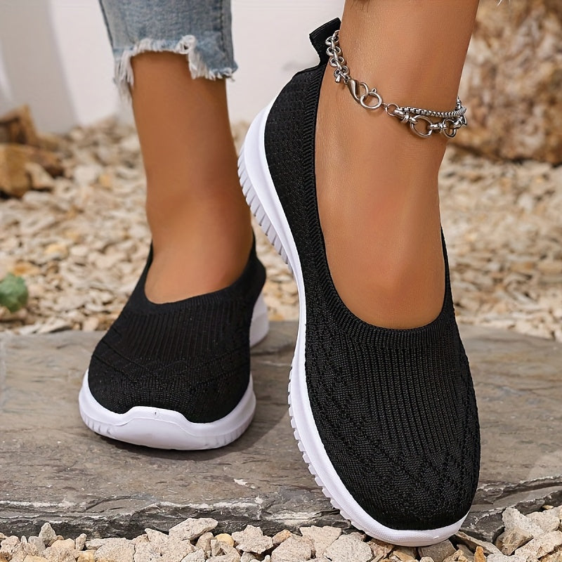 Dames Slip-on Sneakers met Ronde Neus en Instapmodel