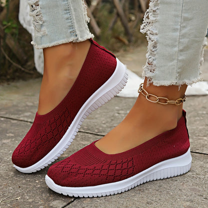 Dames Slip-on Sneakers met Ronde Neus en Instapmodel