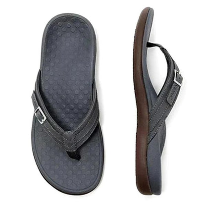 Dames Slippers met Teengreep en Gesp Ergonomische Zool