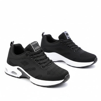 Dames Sneakers met Luchtzool en Vetersluiting