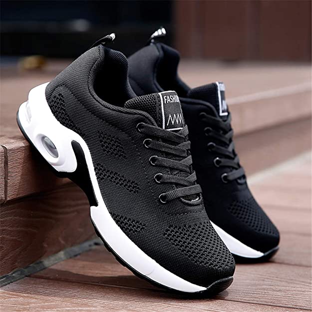 Dames Sneakers met Luchtzool en Vetersluiting