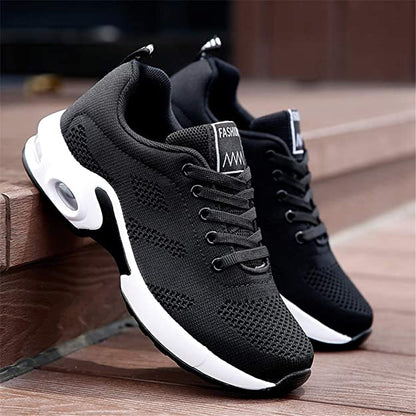 Dames Sneakers met Luchtzool en Vetersluiting