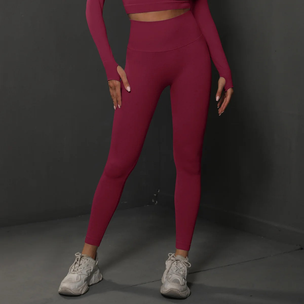 Dames Sport Legging Naadloos Push-Up met Hoge Taille
