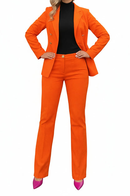 Dames Suit Tweedelig met Blazer en Broek
