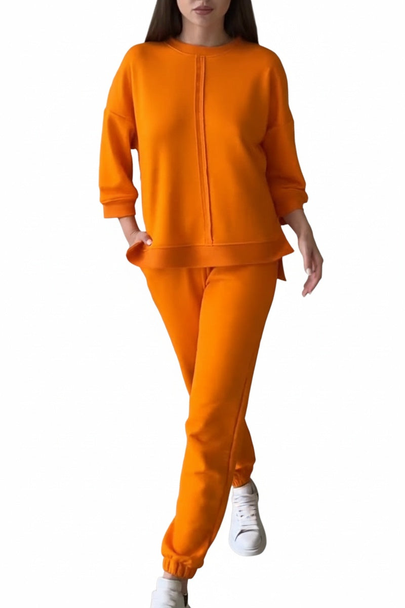Dames Tweedelige Loungewear Set met Oversized Trui
