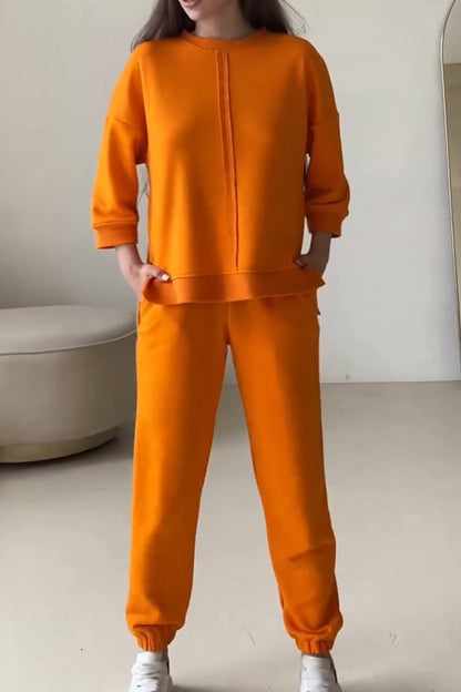 Dames Tweedelige Loungewear Set met Oversized Trui