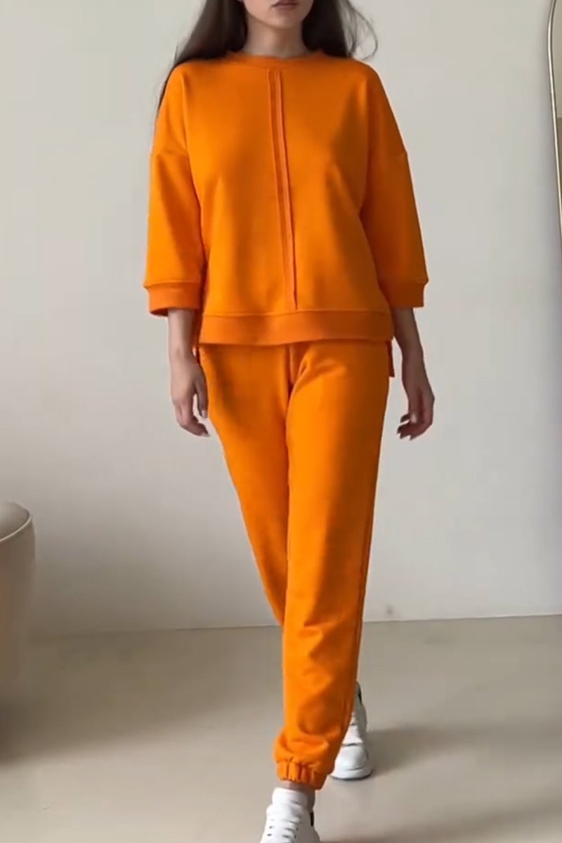 Dames Tweedelige Loungewear Set met Oversized Trui