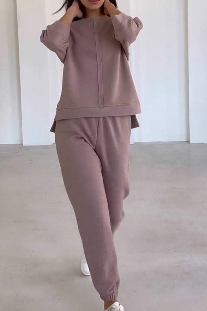 Dames Tweedelige Loungewear Set met Oversized Trui