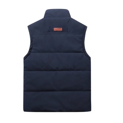 Heren Bodywarmer met Staande Kraag en Fleece Voering