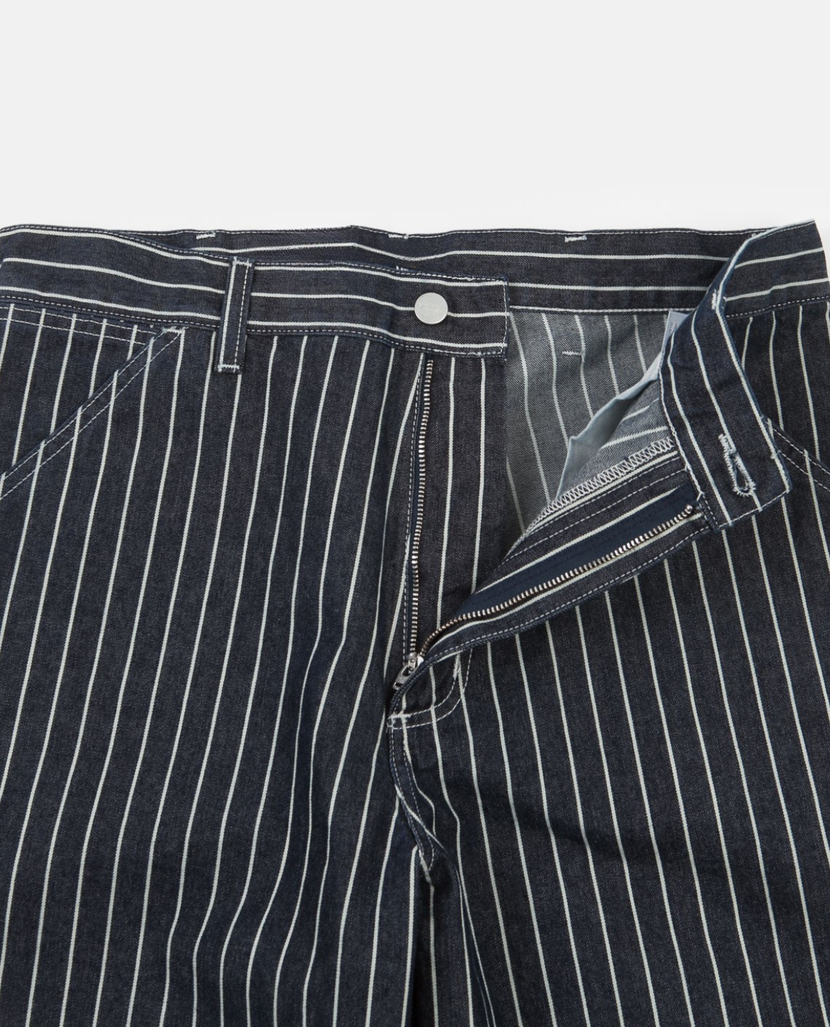 Heren Broek Loose Fit met Krijtstreep