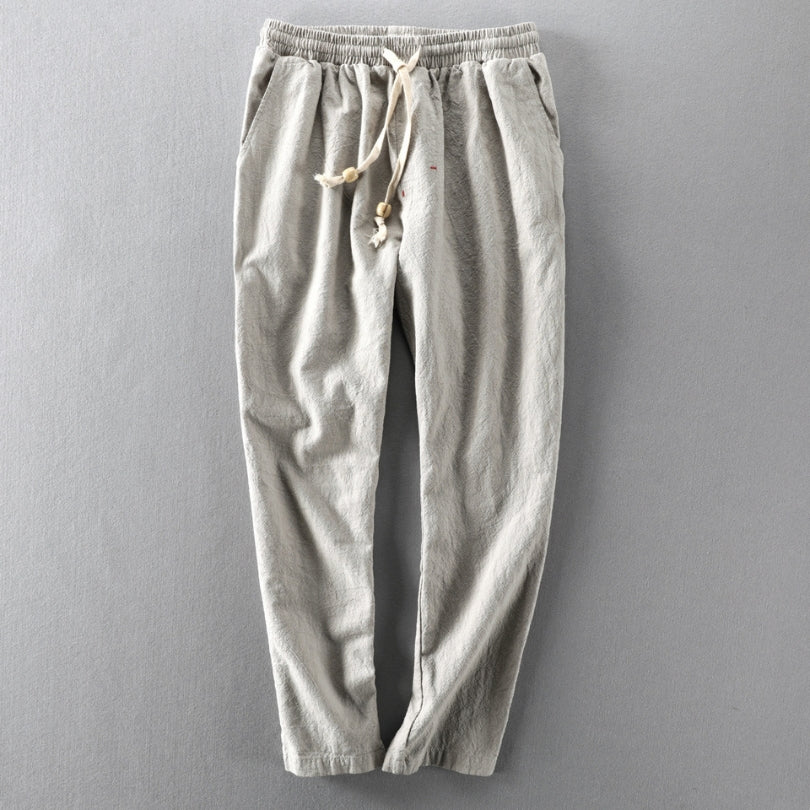 Heren Broek met Elastische Taille en Trekkoord